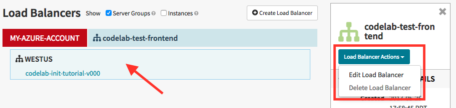Delete Load Balancer